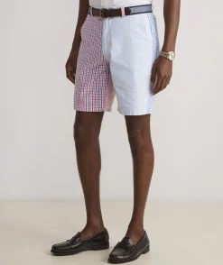 Seersucker Party Stretch Breaker Shorts
