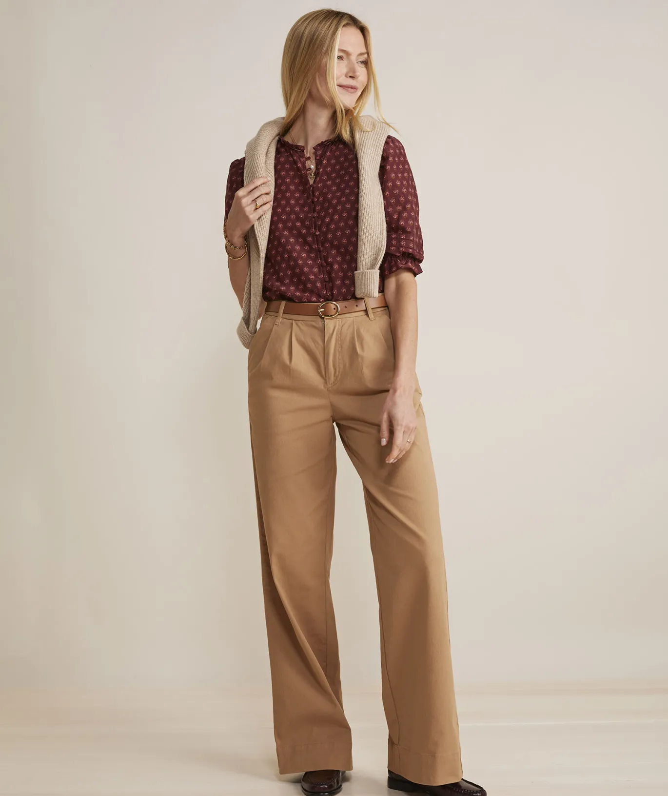 Sequin Check Top