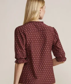 Sequin Check Top