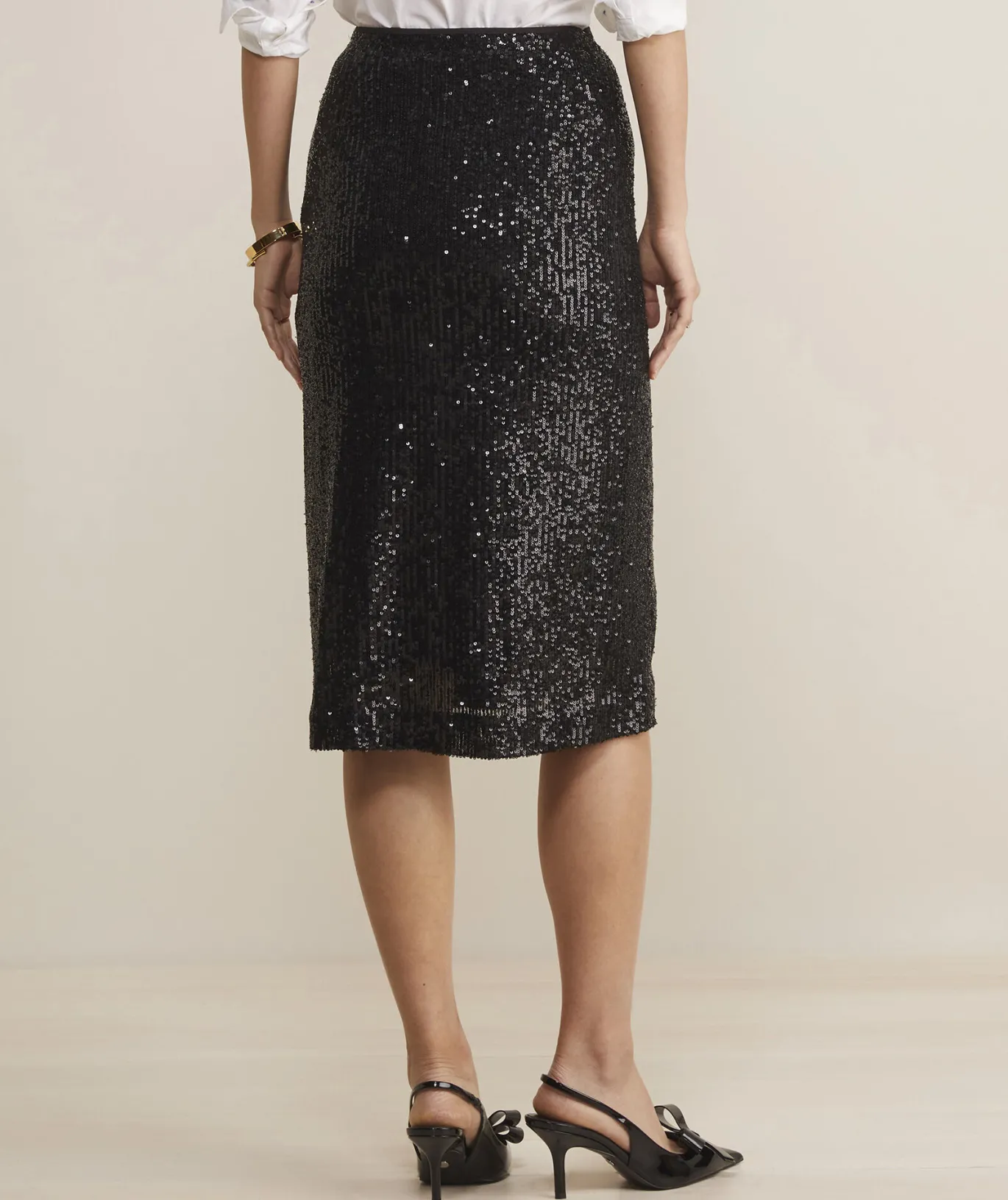 Sequin Midi Skirt