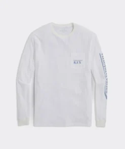 Sketched Hockey Skates Long-Sleeve Pocket Tee