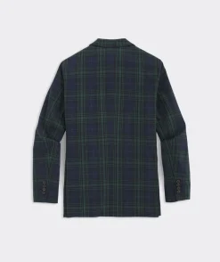 Stretch Cotton Blackwatch Blazer