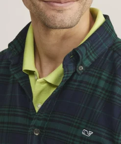 Stretch Flannel Blackwatch Shirt