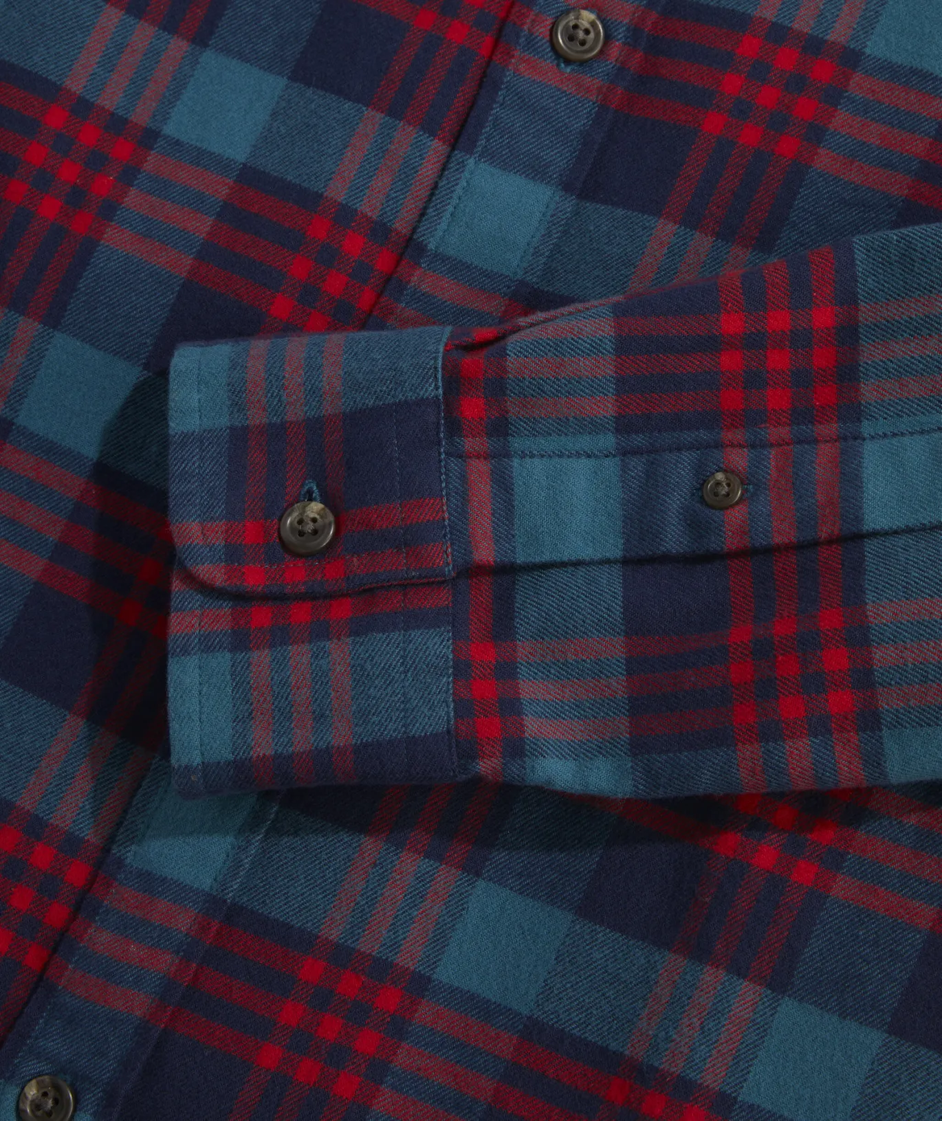 Stretch Flannel Plaid Shirt