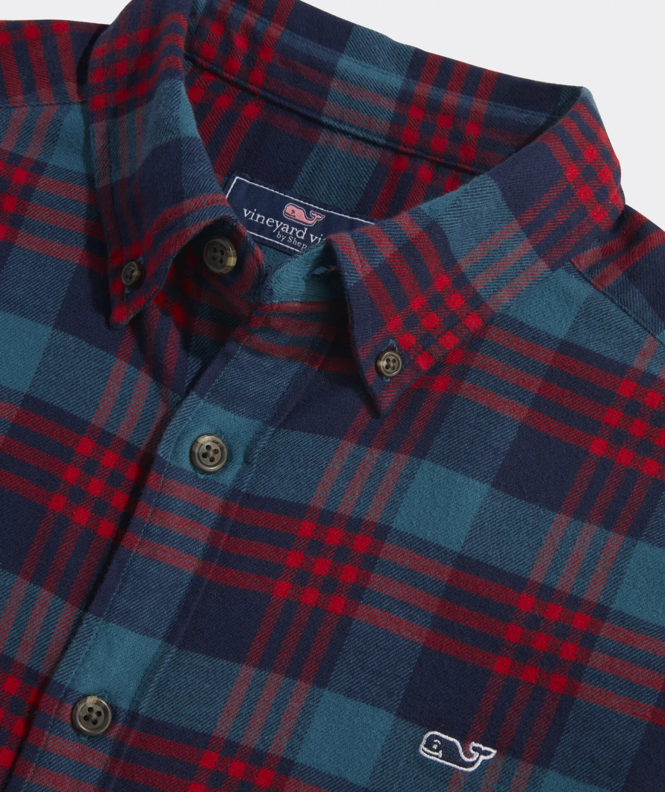 Stretch Flannel Plaid Shirt