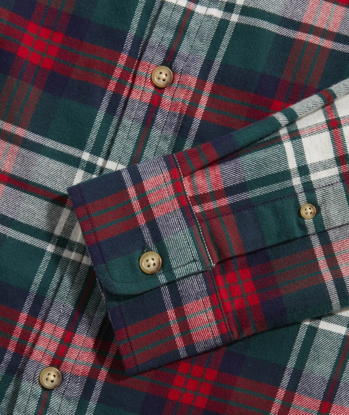 Stretch Flannel Tartan Shirt