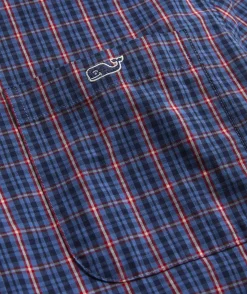 Stretch Poplin Check Shirt