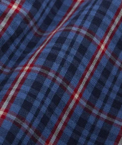 Stretch Poplin Check Shirt