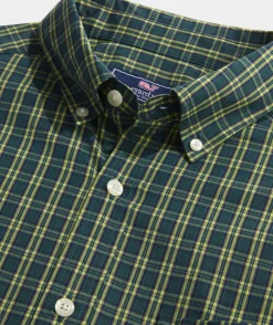 Stretch Poplin Tartan Shirt