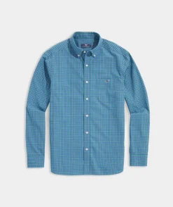 Stretch Poplin Tartan Shirt
