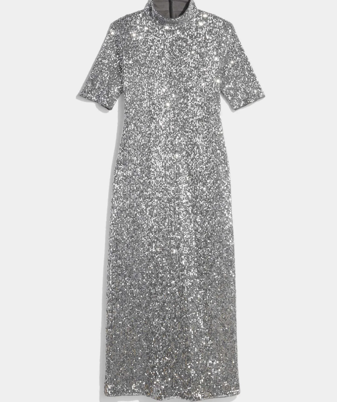 Stretch Sequin Midi Dress