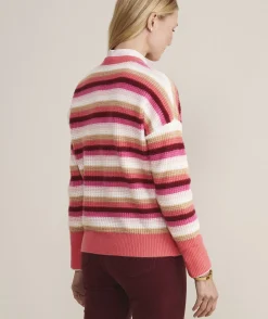 Sunshine Intarsia Cashmere Crewneck Sweater