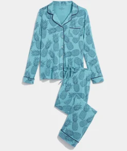 Super-Soft Printed Knit Pajama Set