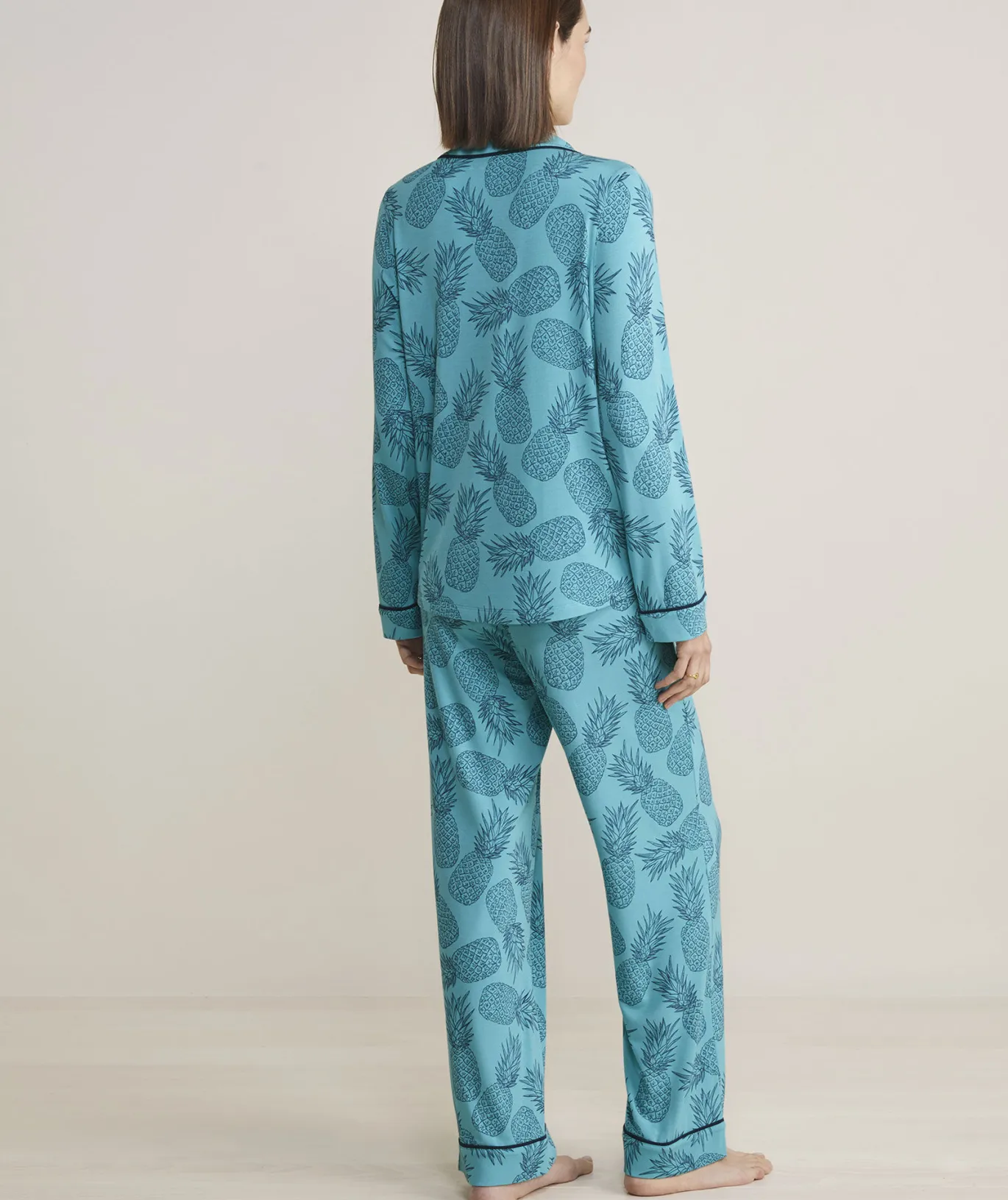 Super-Soft Printed Knit Pajama Set