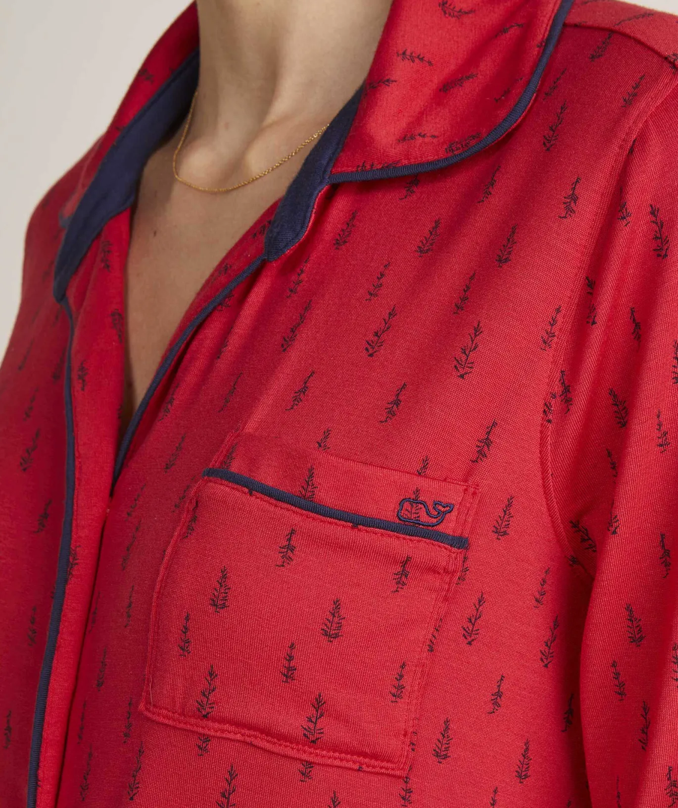 Super-Soft Printed Knit Pajama Set