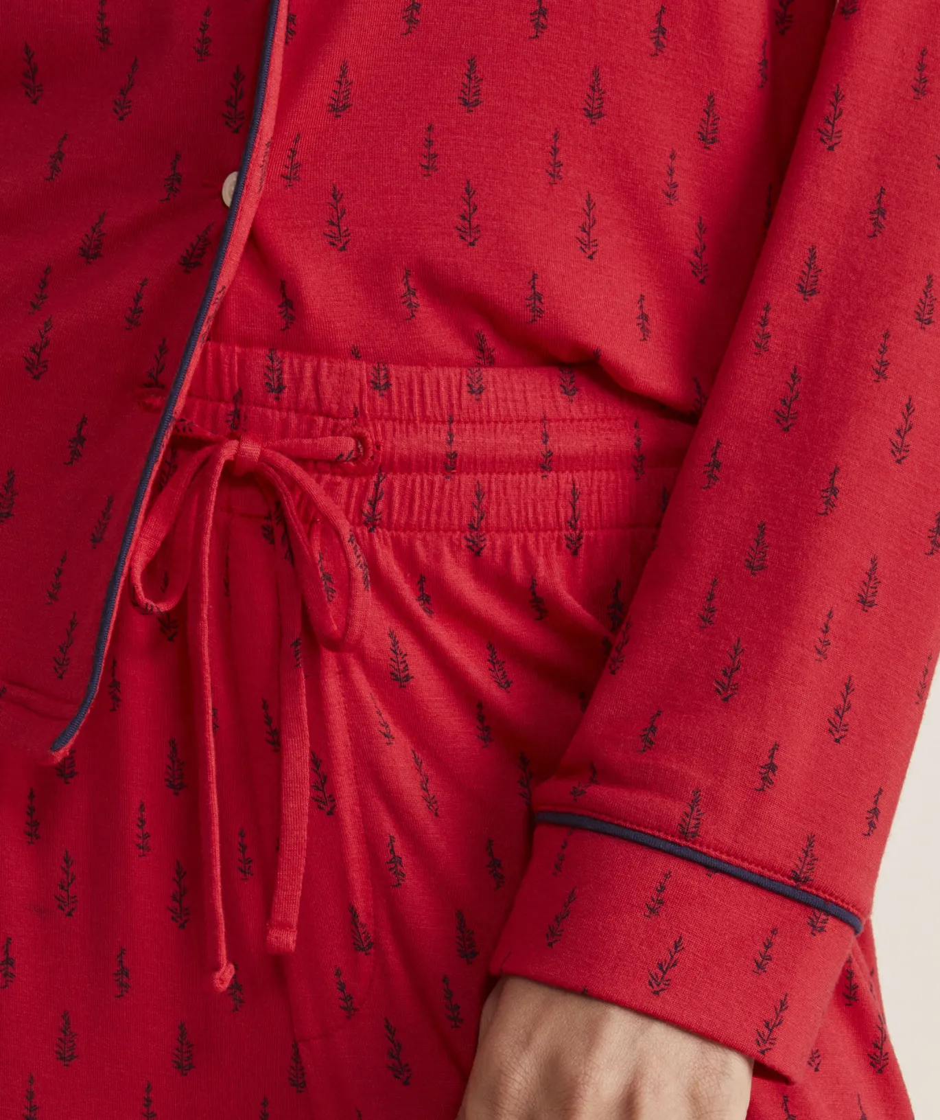 Super-Soft Printed Knit Pajama Set