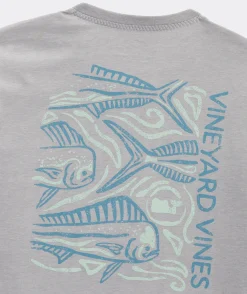 Textured Mahi Long-Sleeve Dunes Tee