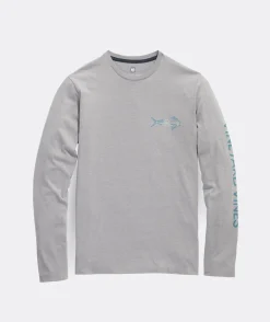 Textured Mahi Long-Sleeve Dunes Tee