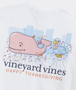 Thanksgiving Parade Whale Long-Sleeve Pocket Tee