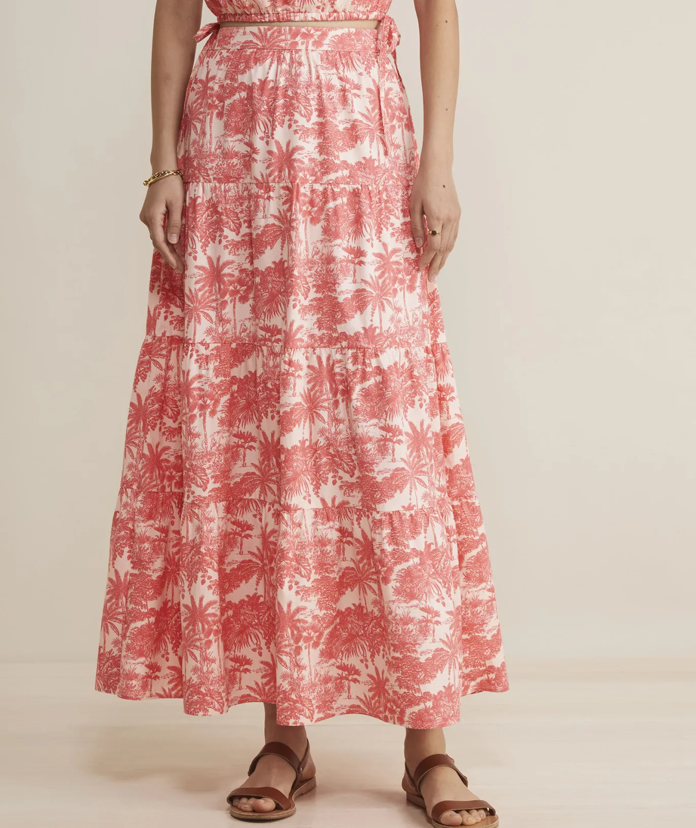 Tiered Maxi Skirt