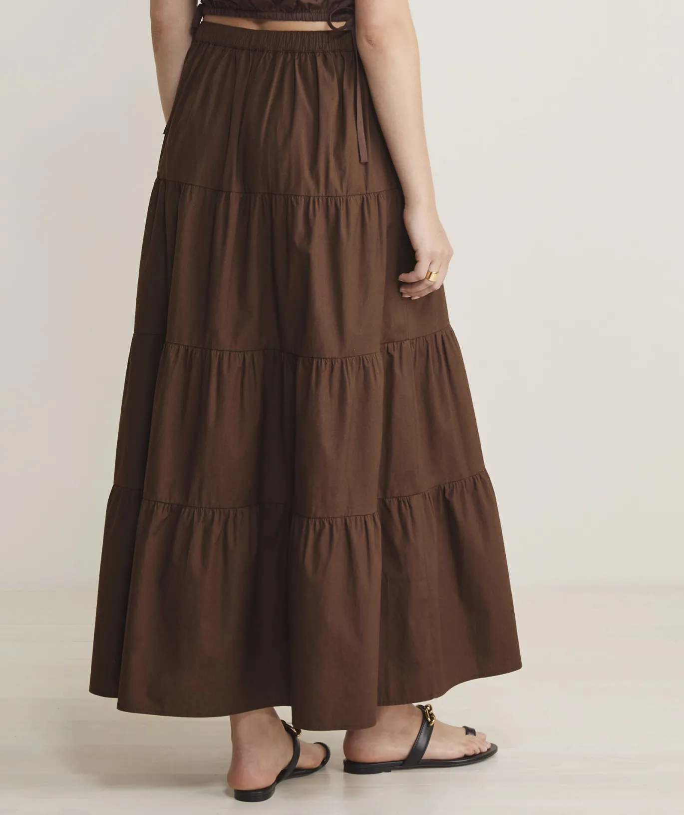 Tiered Maxi Skirt