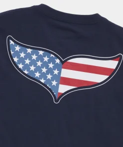 USA Whale Tail Short-Sleeve Pocket Tee