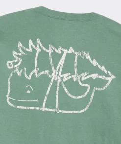 Vintage Tree Whale Long-Sleeve Pocket Tee