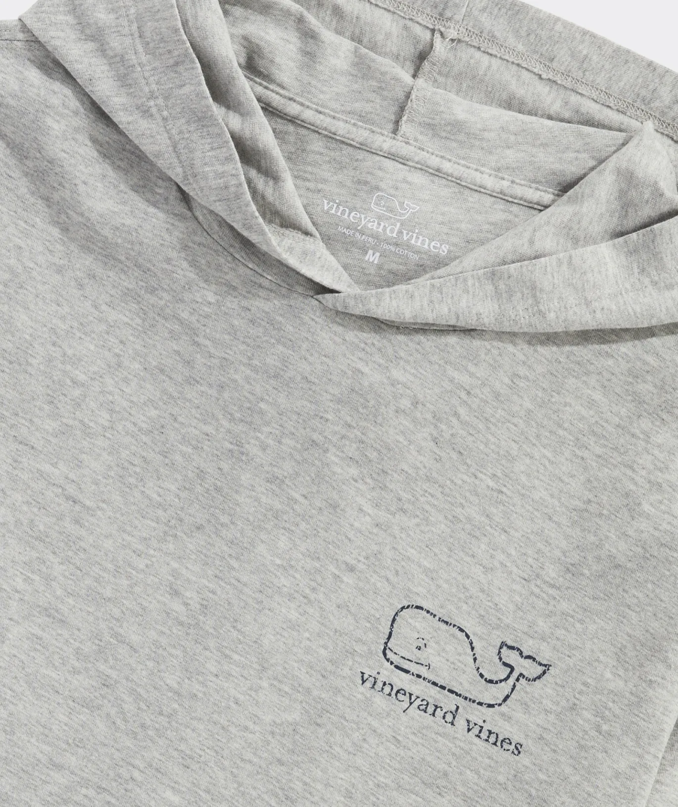 Vintage Whale Long-Sleeve Hoodie Tee