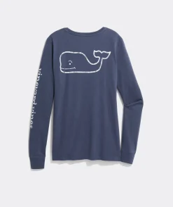Vintage Whale Long-Sleeve Tee