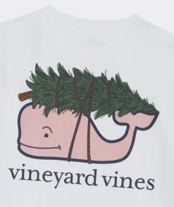Whale & Tree Long-Sleeve Pocket Tee