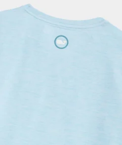 Whale Outline Short-Sleeve Harbor Performance Tee