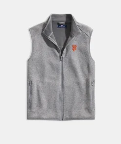 Women's Miami Marlins Mountain Sweater Fleece Vest